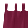 Cortinas con cortinas 2 pcs Rojo vino 245 x 140 cm Poliéster