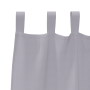 Cortinas 2 pcs Gris metálico 260 x 140 cm Poliéster