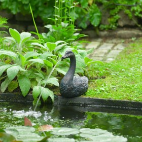 Ubbink Fuente de jardín con chorro y en forma de cisne
