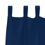 Cortinas con cortinas 2 pcs Azul oscuro 260 x 140 cm Poliéster