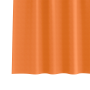 Cortinas 2 pcs Naranja brillante 260 x 140 cm Poliéster