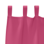 Cortinas 2 pcs Rosa brillante 245 x 140 cm Poliéster