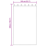 Cortinas 2 pcs Rosa brillante 260 x 140 cm Poliéster