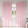 Cortinas con cortinas 2 pcs Rosa bebé 245 x 140 cm Poliéster