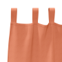 Cortinas con cortinas 2 pcs Terracota 260 x 140 cm Poliéster