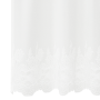 Cortinas con cortinas Floral Blanco 400 x 240 cm Poliéster