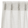 Cortinas con cortinas 2 pcs Crema 140 x 245 cm Poliéster