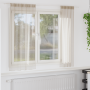 Cortinas con cortinas 2 pcs Arena 140 x 175 cm Poliéster