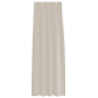Cortinas con cortinas 2 pcs Arena 140 x 260 cm Poliéster