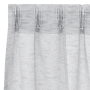 Cortinas con cortinas 2 pcs Gris claro 140 x 140 cm Poliéster