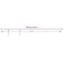 Kit mini puerta corredera armario acero carbono blanco 183 cm de vidaXL, Marcos de puertas - Ref: Foro24-151698, Precio: 43,5...