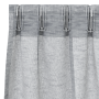 Cortinas con cortinas 2 pcs Gris oscuro 140 x 175 cm Poliéster