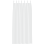 Cortinas con cortinas 2 pcs Blanco 140 x 225 cm Poliéster