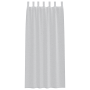 Cortinas con cortinas 2 pcs Gris claro 140 x 225 cm Poliéster