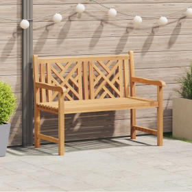 Banco de jardín Marrón 228 x 60 x 90 cm Madera de teca maciza