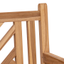 Banco de jardín Marrón 228 x 60 x 90 cm Madera de teca maciza