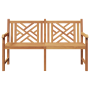 Banco de jardín Marrón 150 x 60 x 90 cm Madera de teca maciza