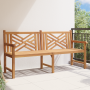 Banco de jardín Marrón 228 x 60 x 90 cm Madera de teca maciza