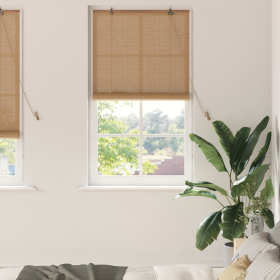 Persianas y Toldos para Ventanas Marrón Claro 80 x 220 cm Bambú