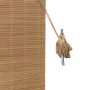 Persianas y Toldos para Ventanas Marrón Claro 80 x 220 cm Bambú
