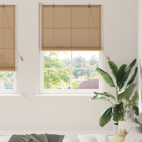 Persianas y Toldos para Ventanas Marrón Claro 110 x 220 cm