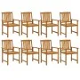Juego de comedor de jardín 9 piezas madera maciza de acacia de vidaXL, Conjuntos de jardín - Ref: Foro24-3098681, Precio: 760...