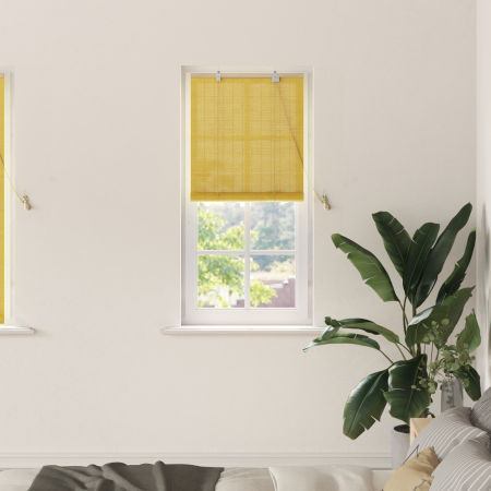 Persianas y Toldos para Ventanas Amarillo 60 x 160 cm Bambú