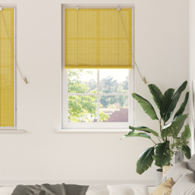 Persianas y Toldos para Ventanas Amarillo 80 x 160 cm Bambú