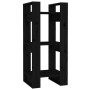 Shelf / space divider made of black pine wood 41x35x91 cm by vidaXL, Bookcases and shelves - Ref: Foro24-813863, Price: 36,91...