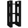 Shelf / space divider made of black pine wood 41x35x91 cm by vidaXL, Bookcases and shelves - Ref: Foro24-813863, Price: 36,91...