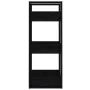 Shelf / space divider made of black pine wood 41x35x91 cm by vidaXL, Bookcases and shelves - Ref: Foro24-813863, Price: 36,91...
