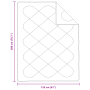 Colchas y Duvets Blanco 155 x 200 cm Microfibra