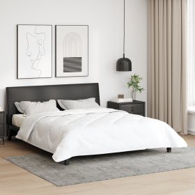 Colchas y Duvets Blanco 200 x 220 cm Microfibra