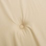Cojines de silla de jardín 6 uds tela Oxford beige 40x40x4 cm