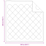 Colchas y Duvets Blanco 240 x 260 cm Microfibra