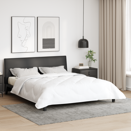 Colchas y Duvets Blanco 200 x 220 cm Microfibra