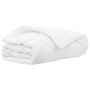 Colchas y Duvets Blanco 200 x 220 cm Microfibra