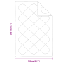 Colchas y Duvets Blanco 135 x 200 cm Microfibra