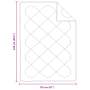 Colchas y Duvets Blanco 155 x 220 cm Microfibra