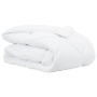 Colchas y Duvets Blanco 200 x 220 cm Microfibra