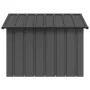 Galvanized anthracite steel dog house 116.5x103x81.5 cm by vidaXL, Dog kennels - Ref: Foro24-171540, Price: 110,36 €, Discoun...