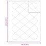 Colchas y Duvets Blanco 155 x 200 cm Microfibra