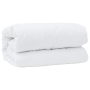 Colchas y Duvets Blanco 200 x 220 cm Microfibra