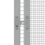Jaula de pájaros acero galvanizado gris 111x107x211,5 cm de vidaXL, Pies y jaulas para pájaros - Ref: Foro24-171551, Precio: ...