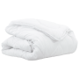 Colchas y Duvets Blanco 260 x 220 cm Microfibra