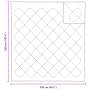 Colchas y Duvets Blanco 240 x 260 cm Microfibra