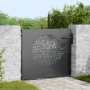 Puerta de jardín Otro Negro 100 x 100 cm