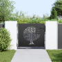 Puerta de jardín Otro Negro 100 x 100 cm