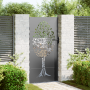 Puerta de jardín Otro Negro 100 x 175 cm