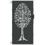 Puerta de jardín Otro Negro 100 x 175 cm